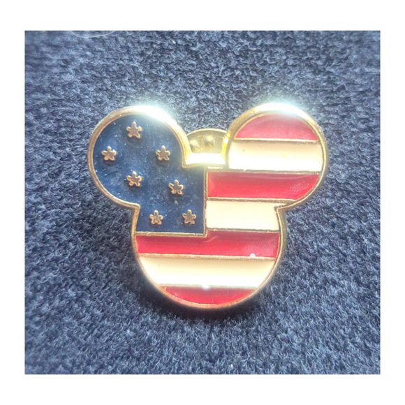 Disney | Jewelry | American Flag Mickey Mouse Pin | Poshmark
